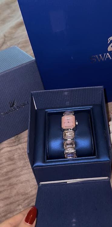 swarovski qiymetler: Yeni, Qol saatı, Swarovski, rəng - Çəhrayı — 1