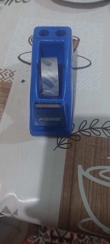 настольный набор для руководителя бишкек: ASSIS yapışqan lent üçün masaüstü dispenser - Rəng: mavi - Material — 1