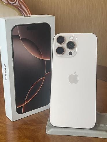 lg 82 ekran: IPhone 16 Pro Max, 256 GB, White Titanium, Simsiz şarj — 1