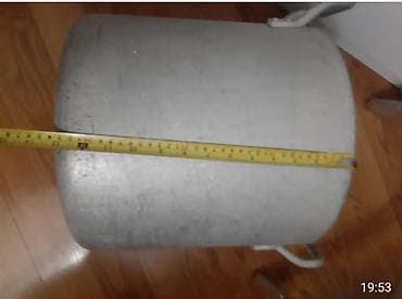 pmt qazan: İşlənmiş, Aş qazanı, rəng - Boz, Alüminium, 34 sm, Rusiya — 5