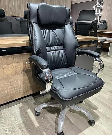 ofisde islenib: Yeni, Təkərli, Qolları tənzimlənir, Dəri — 8