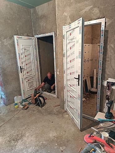 hamam levazimati: PVC interyer qapıları – Duramax/Türkplast profilləri ilə - Material — 2