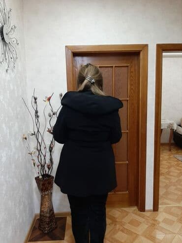 kəsilmiş əl şəkilləri: Palto, XL, rəng - Qara — 2