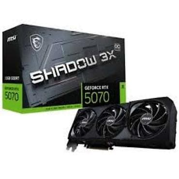 mini wi fi: MSI GeForce RTX 5070 SHADOW 3X OC 12GB - Yüksək performanslı oyunlar — 1