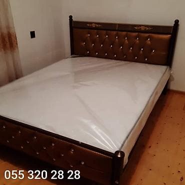 Кровати: Matrassız 240 azn
Matrasla 340 azn
Rəng seçimi edə bilərsiz — 3