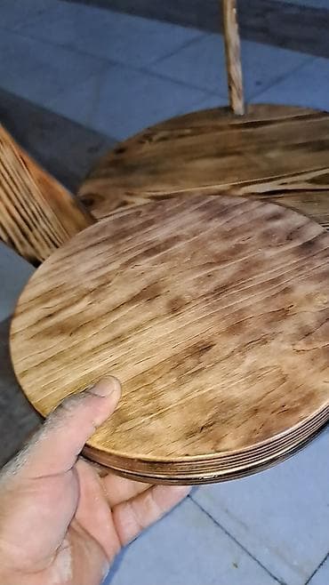 masa taxta: Taxta nargilə masası – portativ, funksional və dekorativ - Material — 4