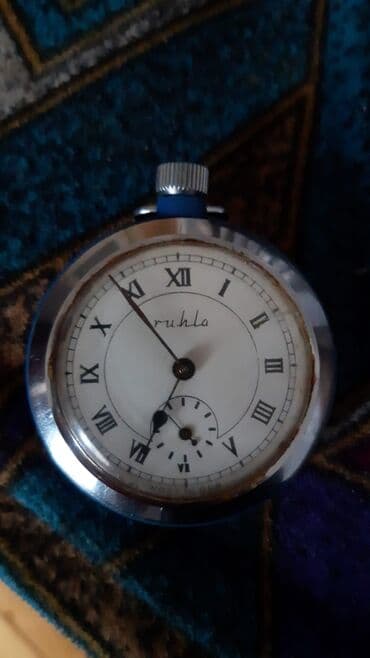 CD, DVD disklər və kassetlər: Ruhla cib saatı - Brend: Ruhla - Tip: Mexaniki cib saatı (əl ilə — 2