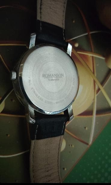 paltar geyim: İşlənmiş, Qol saatı, Romanson, rəng - Gümüşü — 6