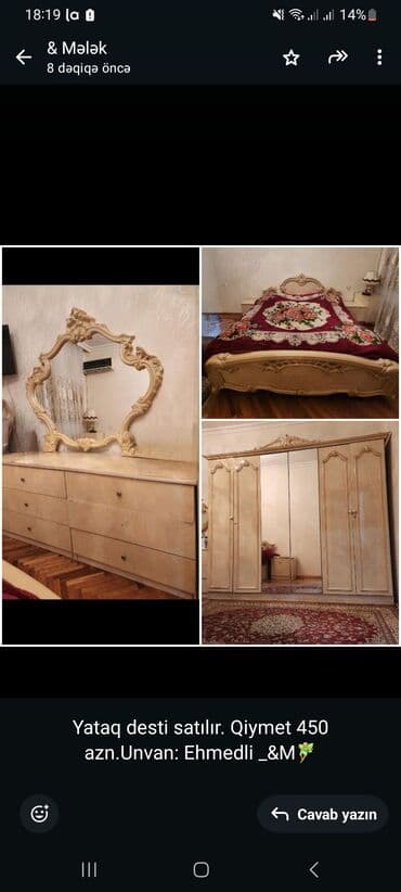 dolab satılır: İkinəfərlik çarpayı, Dolab — 1