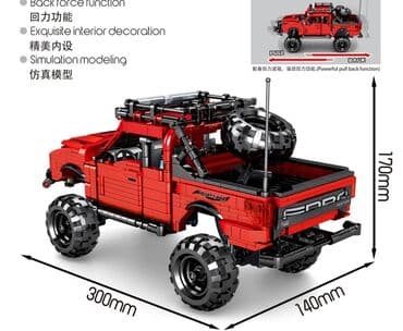 şəhər konstruktorları: Konstruktor Lego maşın Ölkə daxili çatdırılma MODEL - Jeep Rəngi - — 5
