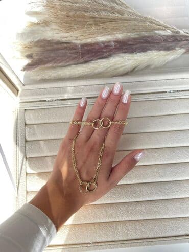 toy nişan xoncaları: Qadın zinət əşyaları dəstləri – müxtəlif modellər - Dördbuta (yonca) — 8