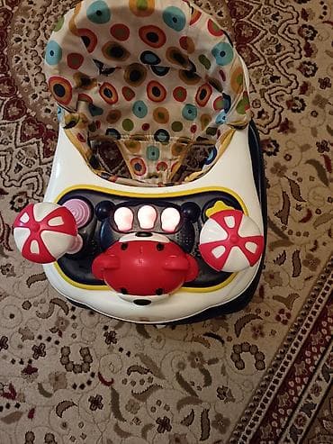 Uşaq gəzdirəci (Baby baby brendi) - Rənglər: ağ/nəvı göy korpus — 2