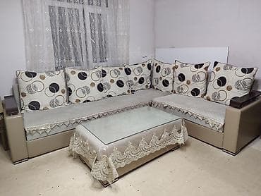 modern stol stullar: Yeni, Künc divan, Qonaq otağı üçün, Açılmayan — 1