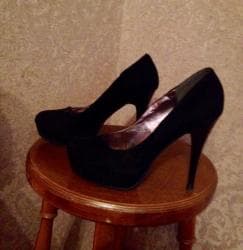 Tuflilər, Ölçü: 39, rəng - Qara, İşlənmiş