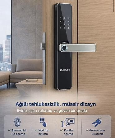 MELOC ağıllı qapı kilidləri – eviniz üçün rahatlıq və güvən bir arada