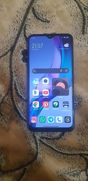 çat: Xiaomi Mi 8, 64 GB, rəng - Göy, 
 Barmaq izi, İki sim kartlı, Face ID — 1