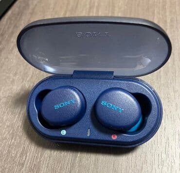 marshall qulaqlıq: İşlənmiş Simsiz (Bluetooth) Qulaqcıqlar, Sony, rəng - Mavi — 2