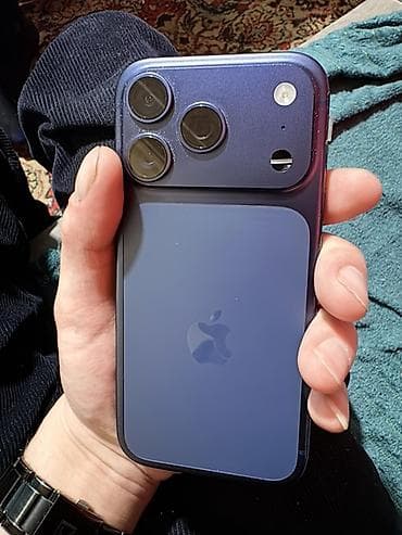 ayfon 17 pro max: IPhone 17 Pro, 256 GB, Göy, Face ID — 7