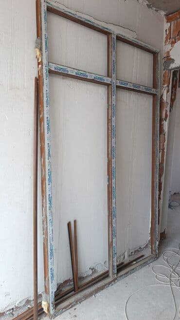 plasdik qaplar: Yeni İkiqat şüşə paketi Plastik pəncərə, Еni: 157 sm, Uzunluğu: 257 sm — 1