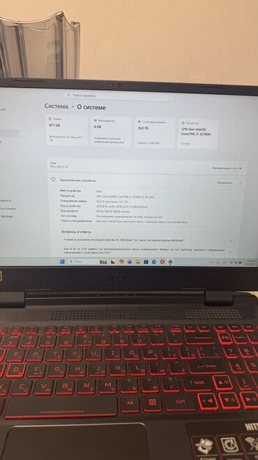 Kompüter və noutbuk aksesuarları: İşlənmiş Acer Nitro, 15.6 ", Intel Core i7, 512 GB, Ünvandan götürmə, Pulsuz çatdırılma, Rayonlara çatdırılma — 7