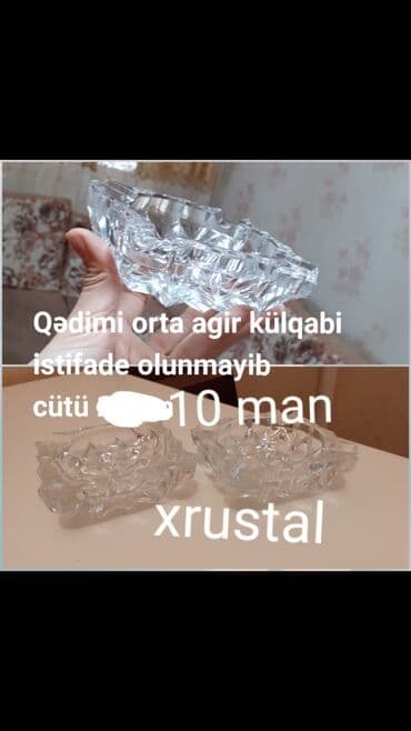 ikinci əl çilçıraqlar: Külqabılar — 1