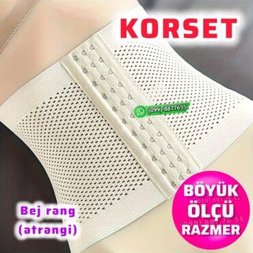бесшовное утягивающее белье: Korset ▪️ Təzə etiketkalı ✔️ Tül corab HƏDİYYƏ 🎁 Xaricdən sifarişlə — 1