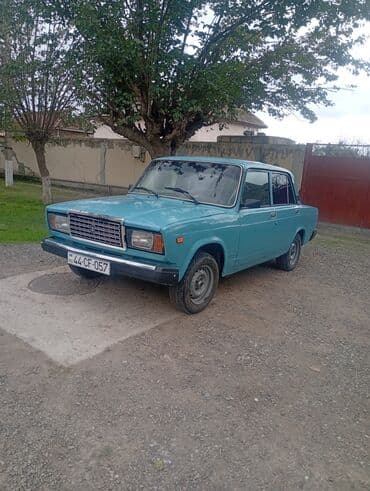 опель зафира а: VAZ 2107 sedan - Kuzov: 4 qapılı sedan, mavi rəng - Ön və arxa xrom — 7