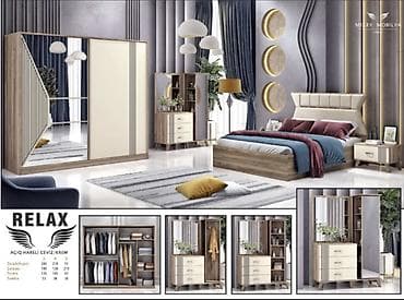 İkinəfərlik çarpayı, Dolab, Termo, 2 tumba, Yeni