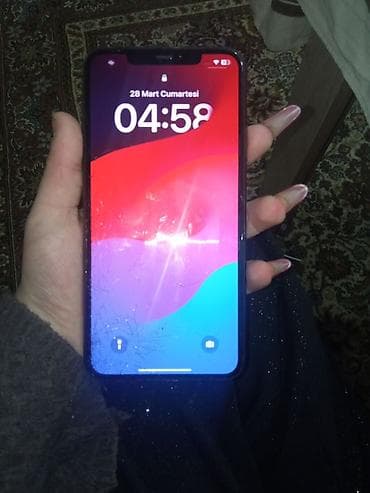 iphone azerbaycan: IPhone 11 Pro Max, 256 GB, Space Gray, Qırıq — 8