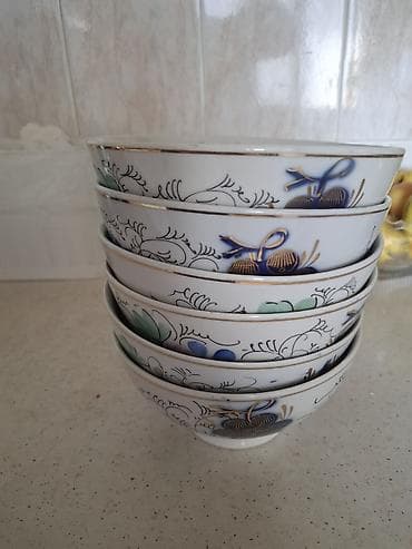 Kasalar: Kasalar, 6 ədədli dəst, rəng - Ağ, SSRİ — 2