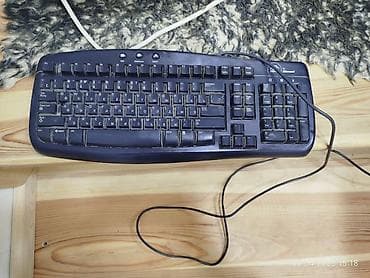 kamp: Microsoft Basic Keyboard v1.0A – USB/PS2 (adapterlə uyğundur) simli — 1