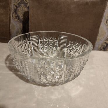 qalaksi firmasinin qazanlar: Xrustal meyve qabi 15 manat — 1