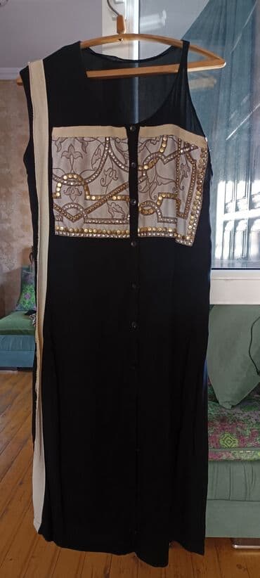 детские платья с длинным рукавом: 2 defe ad gunune geyilub Razmer S,M Ön hissəsində düymə bağlaması olan — 1