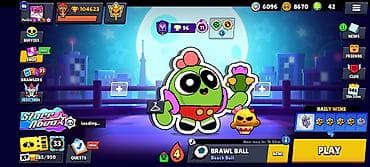 Brawl Stars hesabı – yüksək irəliləyiş və zəngin resurslarla - Kupa — 1