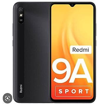 iphone 6s ekran: Xiaomi Redmi 9A, 32 GB, rəng - Qara, 
 Zəmanət — 1