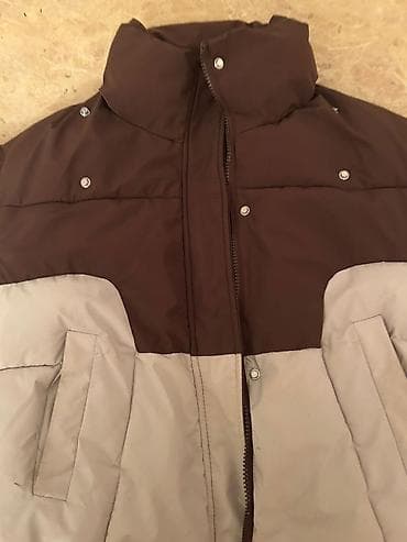 küləkçə: İki rəngli qış gödəkçəsi - Rəng: yuxarı hissə tünd qəhvəyi, aşağı — 4