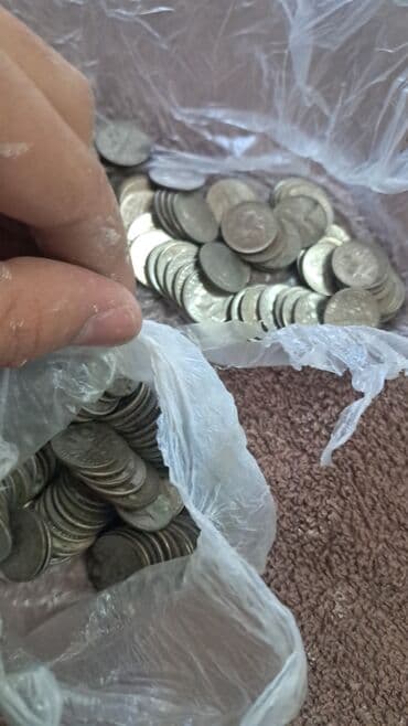 qerbli qəpik: ABŞ sikkələri – qarışıq lot - Növ və nominalar: quarter dollar (25¢) — 18