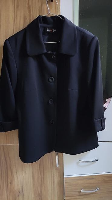 Qadın üçün klassik qara jaket - Brend: Kinnap (etiketdə göstərilir) - — 1