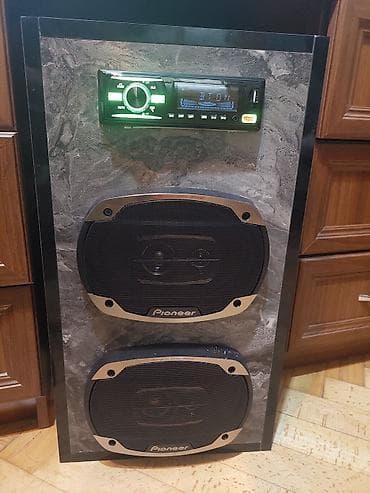 Dinamiklər və sabvuferlər: Səs sistemi:Maqintafon pioneer mikrosxemli rengi deyishem — 1