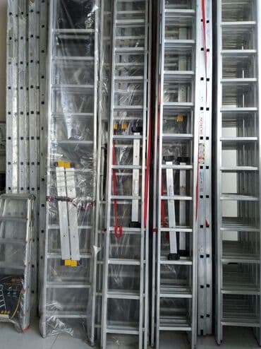 pərçim: Alüminium nərdivanlar – müxtəlif ölçü və tiplərdə - Material: yüngül — 1