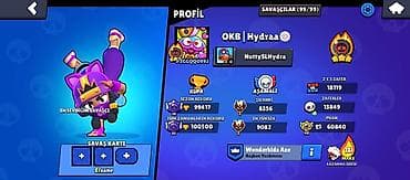 Brawl Stars hesabı – yüksək göstəricilərlə dolu profil - Profil adı