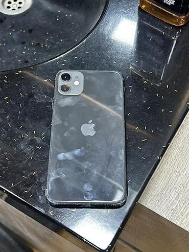 iphone 15 pro max islenmis: IPhone 11, 64 GB, Qara, Face ID — 2