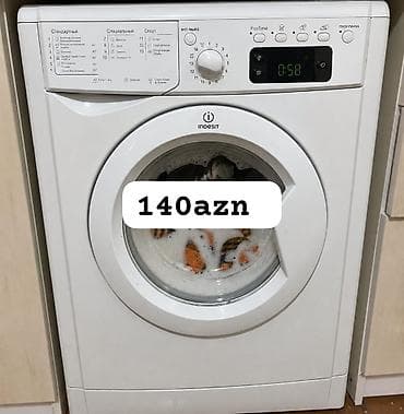 ucuz parca: Indesit ön yükleməli paltaryuyan maşın - Rəqəmsal ekran: vaxt — 1
