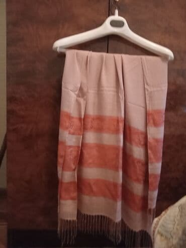 qadın şarfları snuda: Narın şərflər dəsti - Modellər: 2 ədəd 1) Zolaqlı şərf – solğun — 2