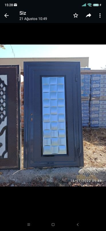 Yeni Giriş qapısı Zamok və çərçivə ilə, Zəmanətli, Pulsuz quraşdırma, Pulsuz çatdırılma, Rayonlara çatdırılma