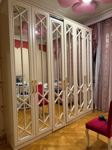 Açılan, 6 qapı Düz dolab, Qarderob, paltar dolabı