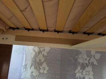 qoz taxta: Oğlan və qız üçün, Çarpayı, Matrassız, Siyirməsiz, MDF — 7