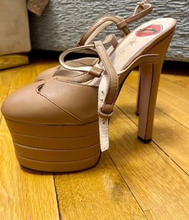 kisiler ucun gumus sepler: Ölçü: 36, rəng - Bej, İşlənmiş — 2