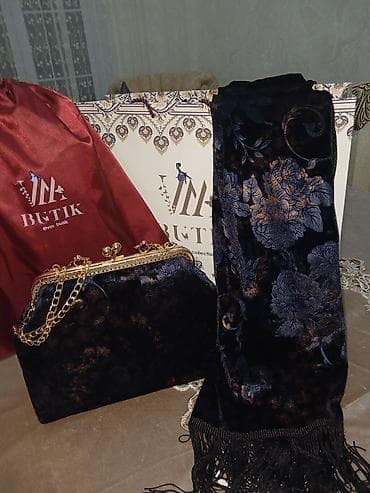 galaxy watch 4: Zərif qadın aksesuarları dəsti - Tərkib: məxməri şal və uyğun məxməri — 2