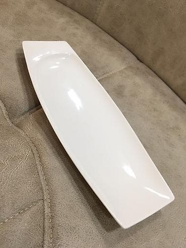 2107 sekilleri: Boşqablar, 1 əd, rəng - Ağ, Keramika — 1